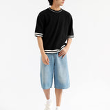 BOXY FIT TEXTURED TEE