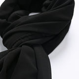 SOLID CHIFFON SCARF