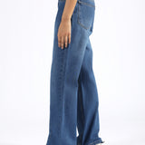 PANELLED FLARED FIT DENIM