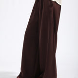 WIDE LEG TROUSERS WITH TIE DETAIL