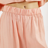 WIDE LEG TROUSERS WITH SLIT DETAIL