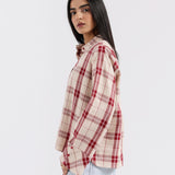 CHECKERED BUTTON DOWN SHIRT