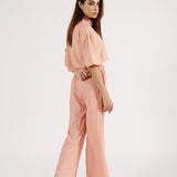 CROPPED BUTTON DOWN TOP