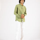 BUTTON DOWN LINEN SHIRT