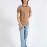 TEXTURED PIQUE POLO