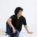 SUPER SOFT BUTTON DOWN BAGGY FIT POLO