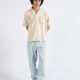 SUPER SOFT BUTTON DOWN BAGGY FIT POLO