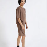ENZYME WASH BOXY FIT TEE