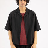 BOXY FIT RESORT COLLAR SHIRT