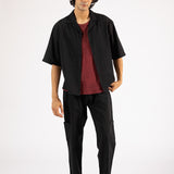 BOXY FIT RESORT COLLAR SHIRT