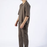 BOXY FIT RESORT COLLAR SHIRT