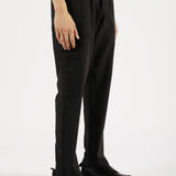 BAGGY FIT LINEN CARGO TROUSER