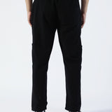 BAGGY FIT LINEN CARGO TROUSER