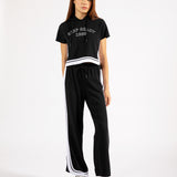 CROPPED HOODIE WITH CONTRASTING DETAIL