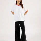 OVERSIZED CONTRAST TEE