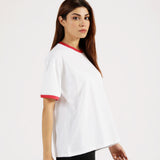 OVERSIZED CONTRAST TEE