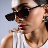 RECTANGULAR FRAME SUNGLASSES