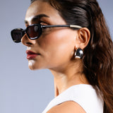 RECTANGULAR FRAME SUNGLASSES