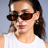 RECTANGULAR FRAME SUNGLASSES