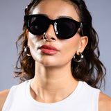 TORTOISE SHELL MATTE SUNGLASSES