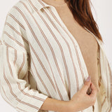 TEXTURED STRIPER SHIRT