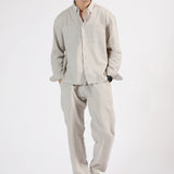 BOXY FIT LINEN SHIRT