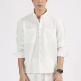 BOXY FIT LINEN SHIRT
