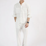 BOXY FIT LINEN SHIRT