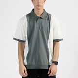BAGGY FIT COLORBLOCK POLO