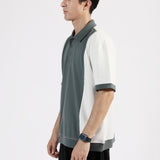 BAGGY FIT COLORBLOCK POLO