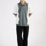 BAGGY FIT COLORBLOCK POLO