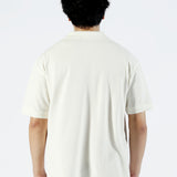 BAGGY FIT TEXTURED JOHNNY COLLAR POLO
