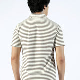 TEXTURED STRIPED POLO
