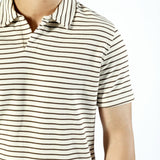 TEXTURED STRIPED POLO