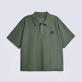 BOXY FIT TEXTURED POLO