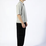 BOXY FIT TEXTUTRED POLO