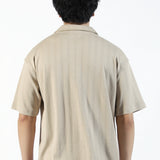 BOXY FIT TEXTUTRED POLO