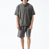 BAGGY FIT TEXTURED POLO