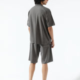 BAGGY FIT TEXTURED POLO