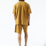 BAGGY FIT TEXTURED POLO