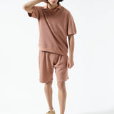 JOHNNY COLLAR TEXTURED BOXY FIT POLO