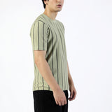 TEXTURED STRIPED TEE