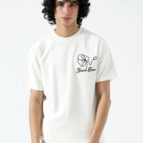 EMBROIDERED TEXTURED TEE