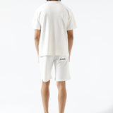 EMBROIDERED TEXTURED TEE