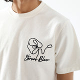 EMBROIDERED TEXTURED TEE