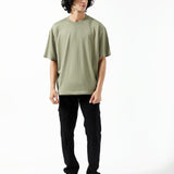 BAGGY FIT TEE WITH POCKET