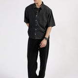BOXY FIT DENIM SHIRT