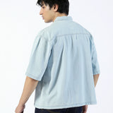 BOXY FIT DENIM SHIRT