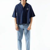 EMBROIDERED BOXY FIT SHIRT