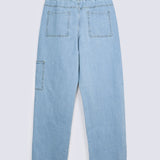 BAGGY FIT CARGO DENIM